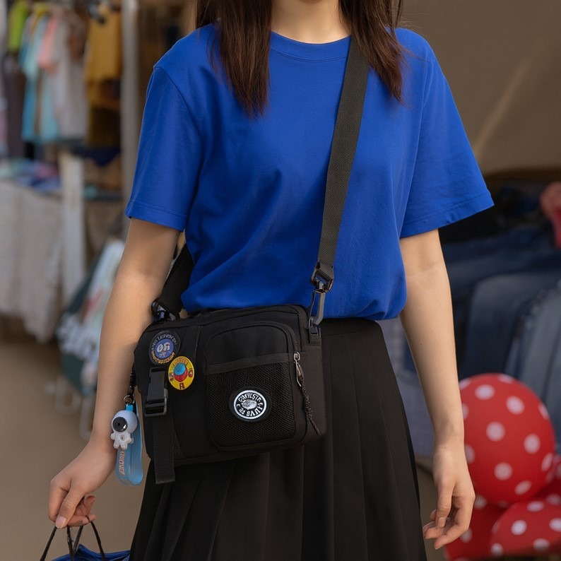 郵差帆布側背包 郵差包 單肩包 側背包 帆布背包 斜背包 帆布包 帆布斜背包 斜挎包 牛津包 尼龍斜背包 斜肩包-細節圖8