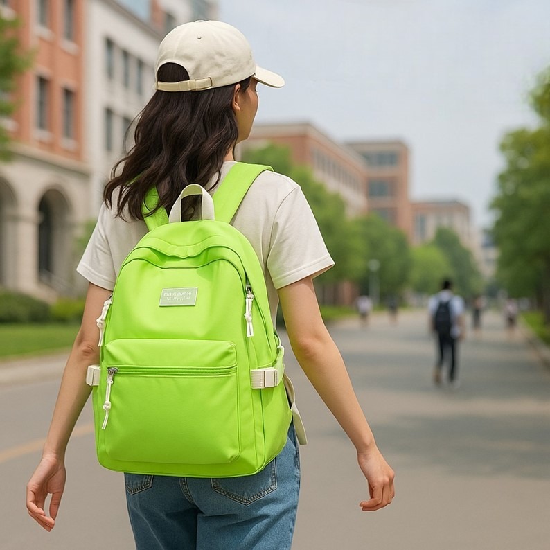 雙肩後背包 大容量防潑水背包 雙肩包 肩背包 電腦包 書包 後背包 兩用包 防撥水後背包 背包 日版ins 後背包-細節圖8