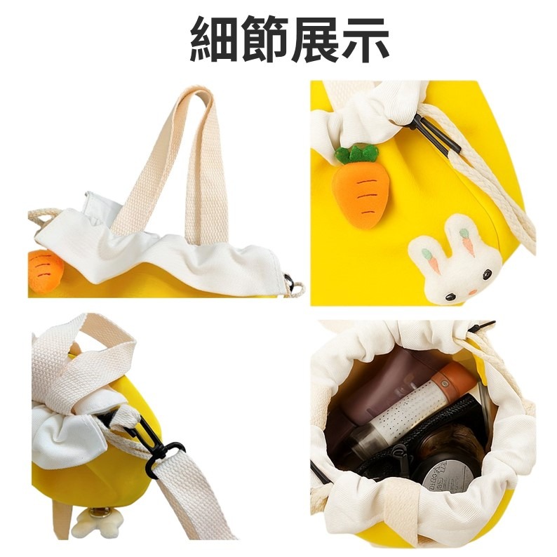 可愛包包 搞怪包包 造型包包 造型包 單肩包 側肩包 單肩背包 單肩包女 包包女斜背包 帆布包 水桶包-細節圖3