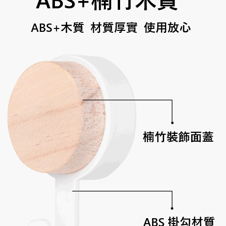 木質圓頭掛勾 置物架 掛鈎 掛鉤 無痕掛勾 門後掛勾 承蘑菇頭掛勾 實木掛鉤 木質掛勾 免打孔家用多功能免釘黏 原色掛勾-細節圖9