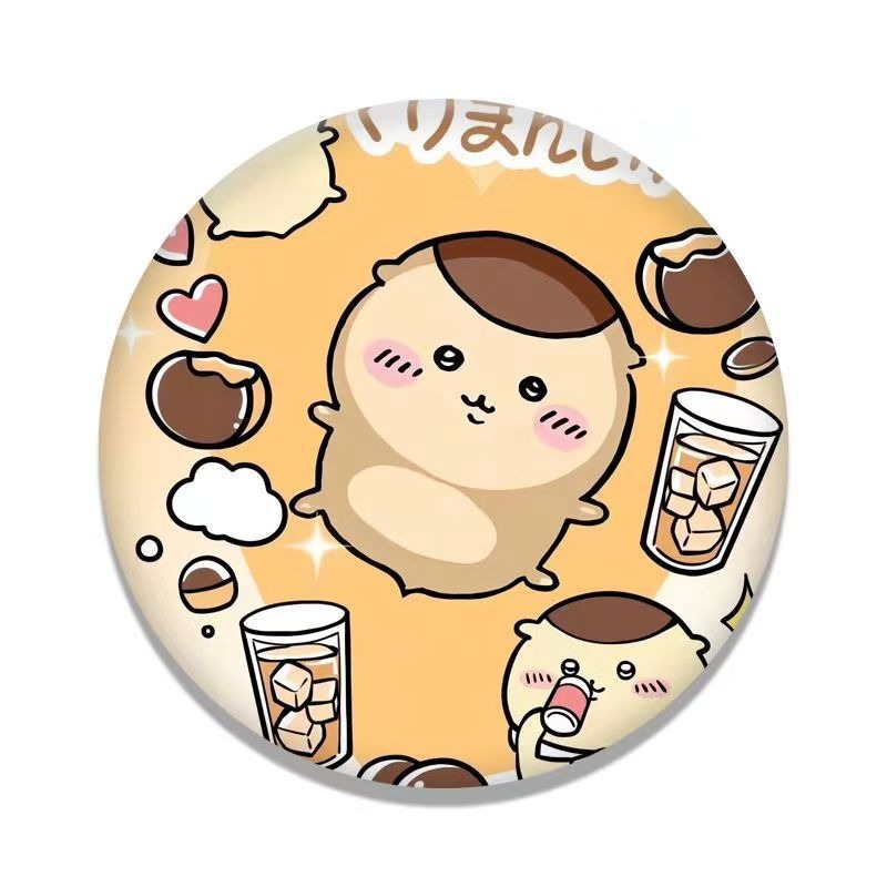 吉伊卡哇 藍色監獄 鐳射徽章 蜂樂回 凪誠士郎 千切豹馬 御影玲王交換禮物 自嘲熊CHIIKAWA徽章小八烏薩奇吉伊懶獅-規格圖3