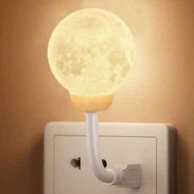 小夜燈 聲控小夜燈 月球小夜燈 造型小夜燈 可愛夜燈 語音小夜燈 聲控燈 智慧小夜燈 usb小夜燈 定時小夜燈 生日禮品-規格圖8