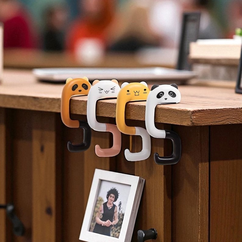 桌邊包包掛勾 書包掛勾 掛包神器 隨身掛勾 包包掛勾 圈圈掛勾 包包吊鉤 掛包包 掛包器 背包掛勾 隨身掛勾 皮包掛勾-細節圖9