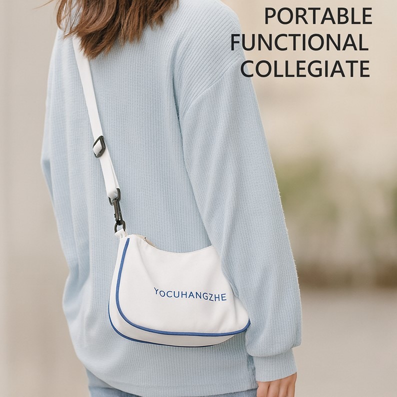 日系原宿 單肩包 斜背包 側背包 肩背包 兩用包 日系包包 腋下包 運動斜背包 尼龍斜背包 斜背包男 斜背包女 斜背包包-細節圖5