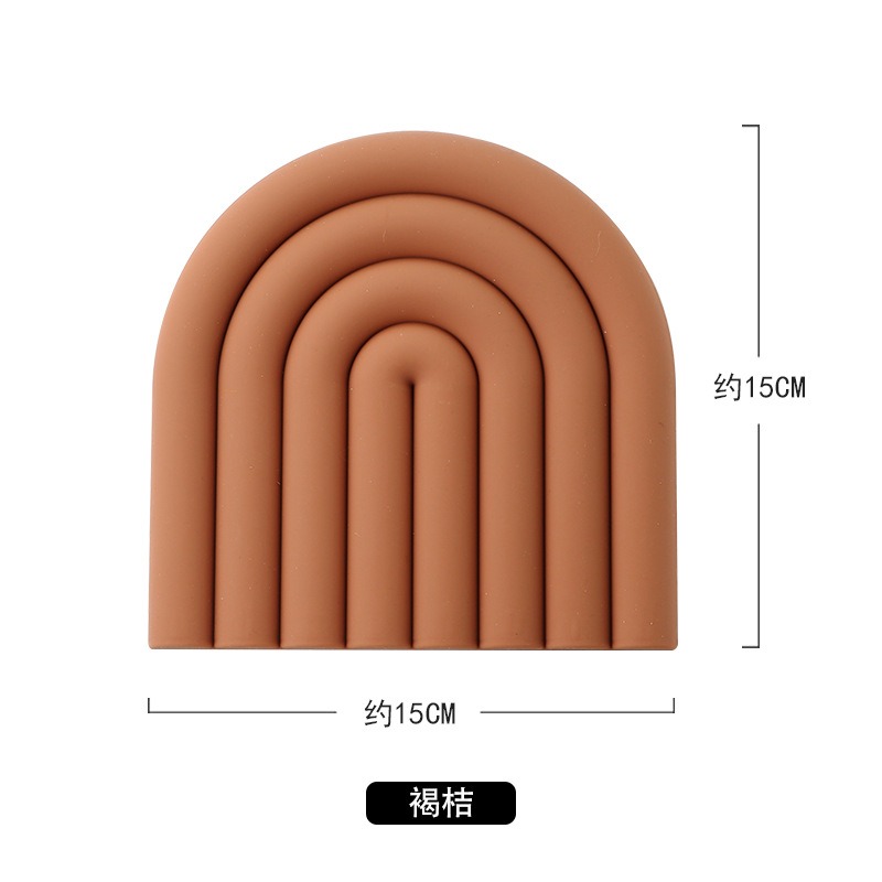 矽膠隔熱墊 矽膠碗墊 隔熱墊 碗盤墊 杯墊 鍋墊 家用多功能餐墊 隔熱餐墊 矽膠墊 加厚隔熱墊 防燙墊 北歐隔熱墊耐熱墊-規格圖9