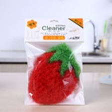 可愛草莓洗碗布 造型菜瓜布 草莓菜瓜布 洗碗巾 菜瓜布 韓國菜瓜布 洗碗布 絲光手勾 韓國洗碗巾 百潔布 不沾油碗刷鍋刷-規格圖7