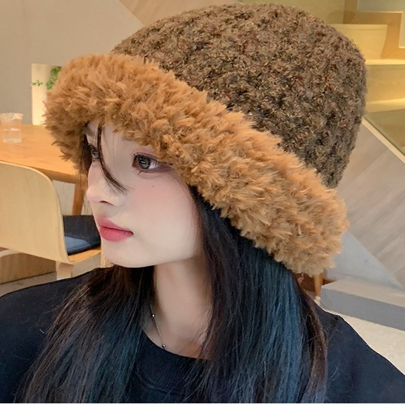 加絨保暖毛帽 騎車通勤必備 禦寒 休閒帽 針織帽 彈性帽子長輩防寒 水兵帽 素色毛帽 針織帽 簡約百搭 男 女 情侶毛帽-細節圖3