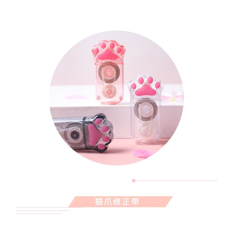 現貨 貓爪立可帶 修正帶 文具 立可帶  立刻帶 文具用品 出帶滑順 迷你修正帶 利可帶 馬卡龍 迷你立可帶-細節圖7