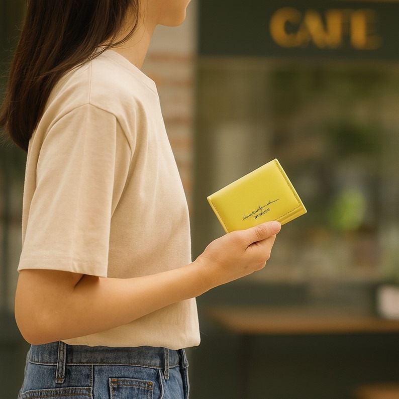 韓版錢包 三折短夾 學生錢包 小錢包 短夾 錢包 三折錢包 學生短夾 皮夾 莫蘭迪錢包 大容量錢包 女生錢包女生短夾禮物-細節圖9