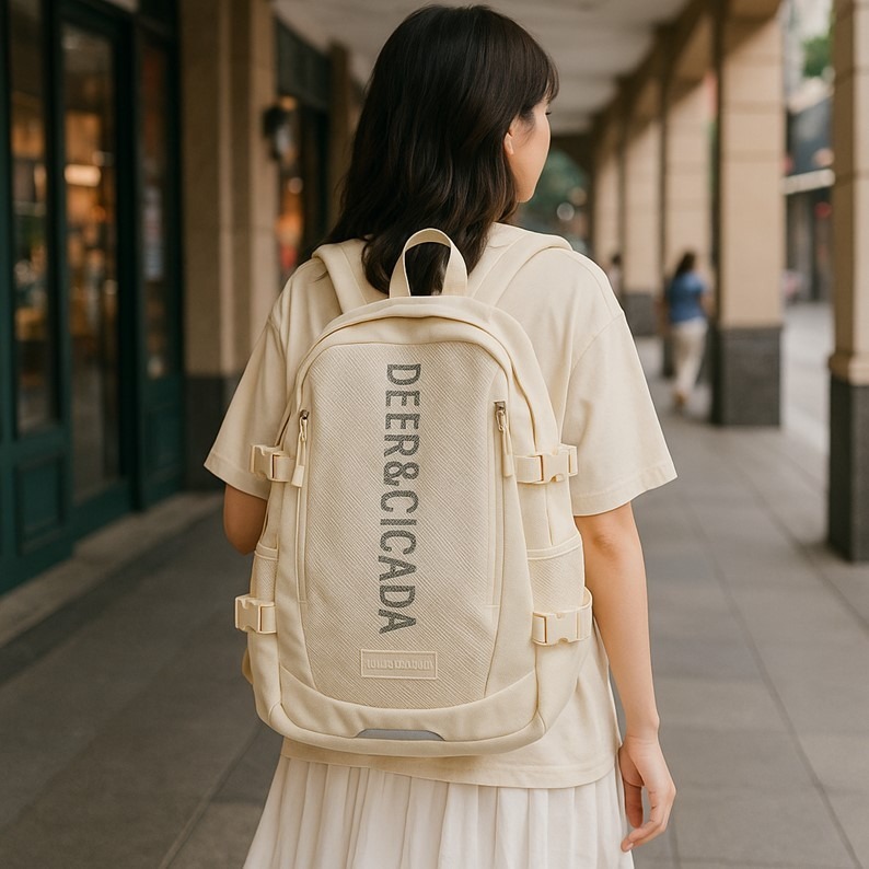 雙肩包 日系ins原宿書包女復古工裝學生大容量校園雙肩包旅行背包百搭男潮ins校園風防水背包韓系大學生背包-細節圖7