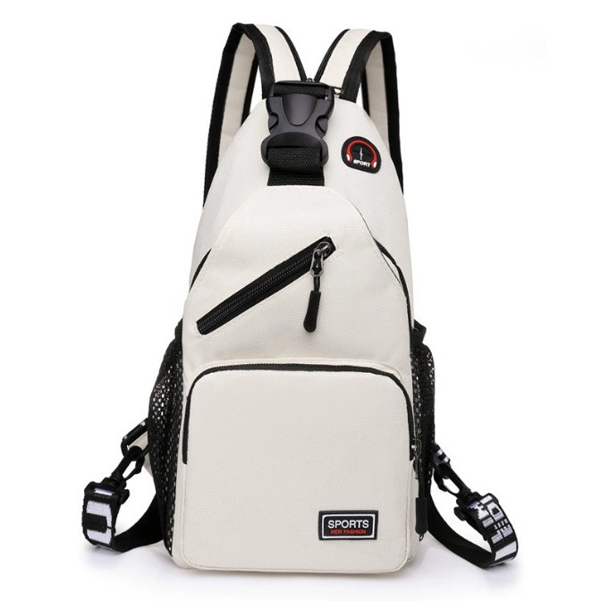 現貨 多功能運動胸包 兩用胸包 雙肩包 大容量胸包 雙肩斜背 運動機能包 超輕量胸包 防潑水胸前包 斜跨包男 胸包-規格圖9