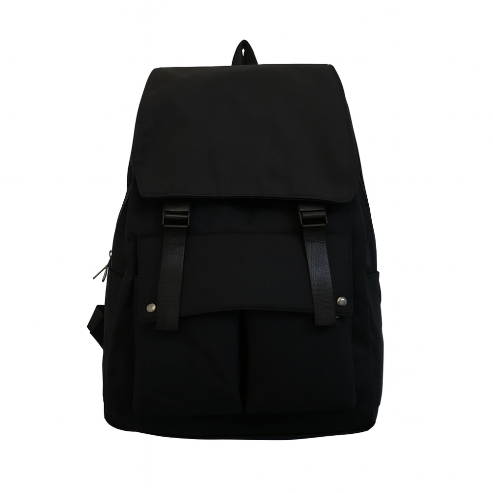 文青尼龍後背包 日系校園風 大容量防水 可手提後背 減壓雙肩帶 上課補習出遊必備 高中大學生適用 戶外教-規格圖10