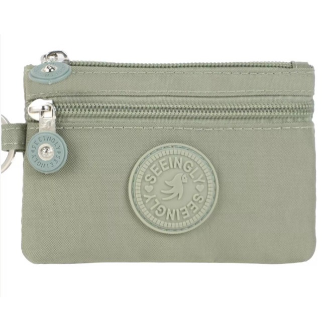 防水尼龍零錢包 大小款可選 輕薄貼身雙層收納 附手腕帶可掛背包 出國旅行逛街 媽媽日常外出 雨天不怕-規格圖9