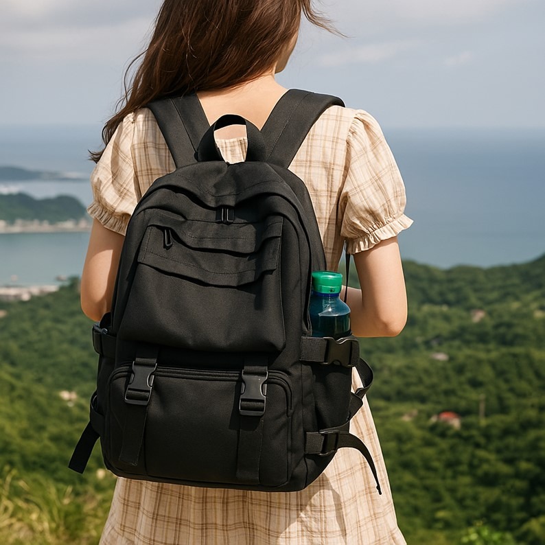 後背包 韓系 防水後背包 大容量 耐磨 書包 學生 通勤 筆電 背包推薦 男女適用大容量後背包 韓版防-細節圖5