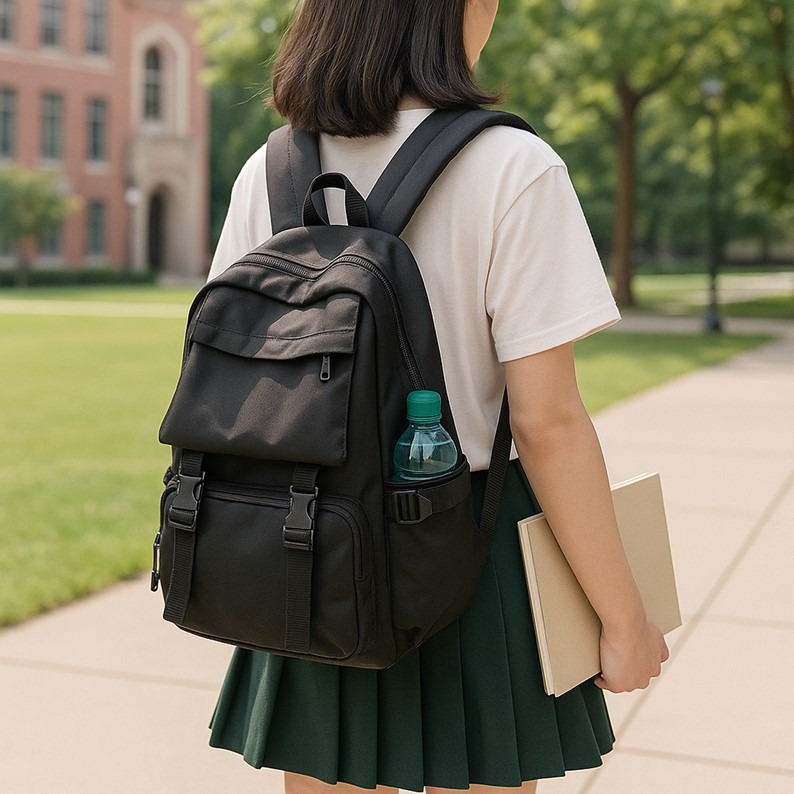 後背包 韓系 防水後背包 大容量 耐磨 書包 學生 通勤 筆電 背包推薦 男女適用大容量後背包 韓版防-細節圖7