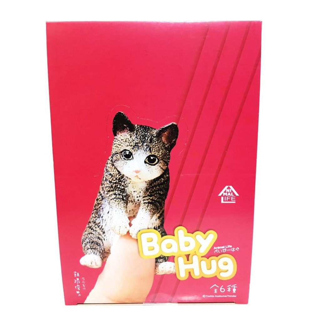 朝隈俊男 Animal Life Baby Hug 愛抱抱 全六種  一中盒八入(不保證全套)-細節圖2