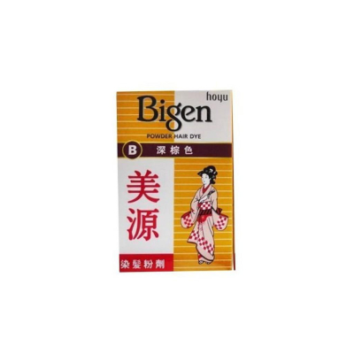 【康熙藥妝】【 Bigen 美源 染髮粉劑 B深棕色 (6g/盒) 】用法簡單、不含阿摩尼亞(公司貨)