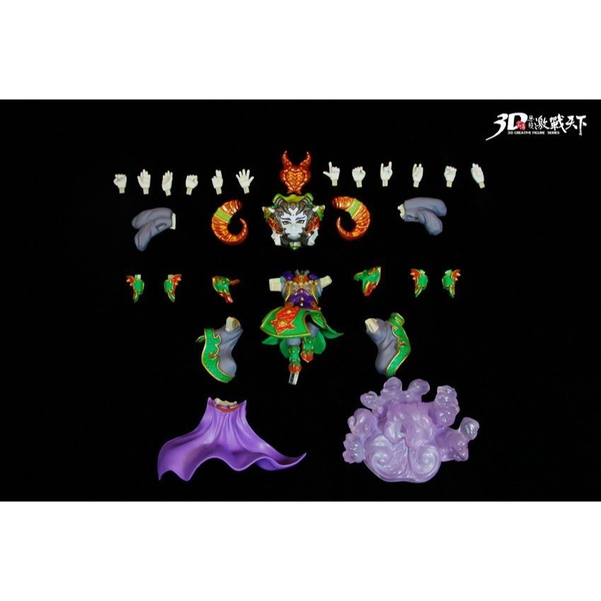 霹靂無雙3D激戰天下-魔佛波旬，三頭六臂之魔王，惡體閻達+智體迷達+女體女琊-細節圖2