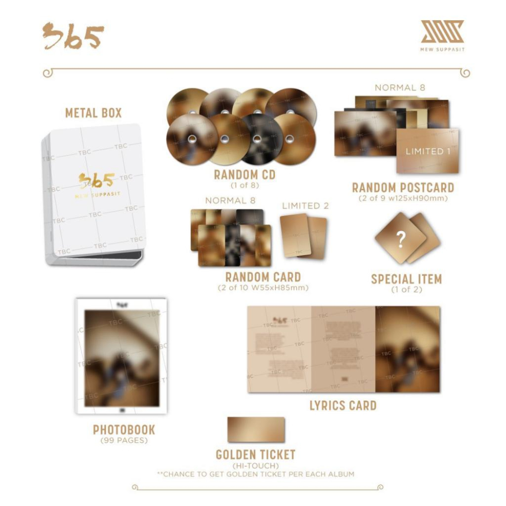 Mew Suppasit MEW MSS 1st Album 365 專輯 會員版 一般版-細節圖3