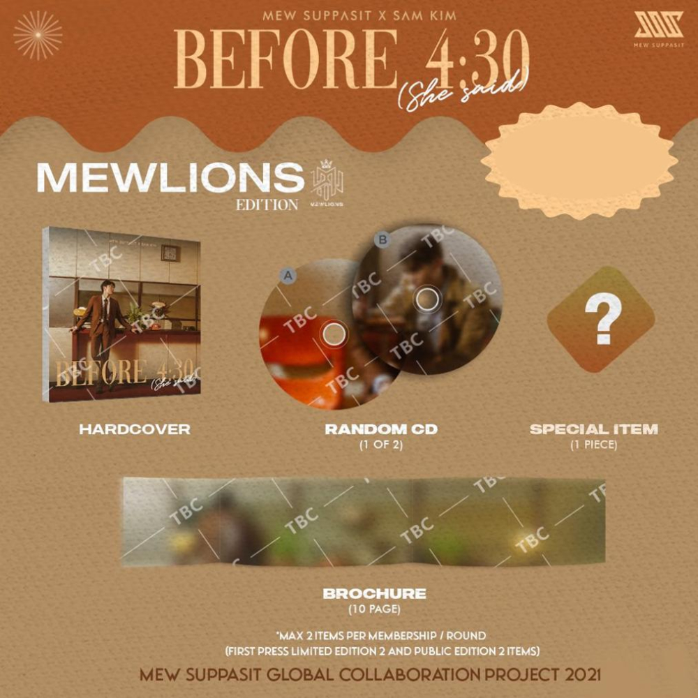 Mew Suppasit MSS Global Single Before 4:30 單曲 會員版 一般版-細節圖2
