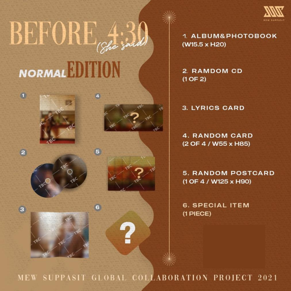 Mew Suppasit MSS Global Single Before 4:30 單曲 會員版 一般版-細節圖3