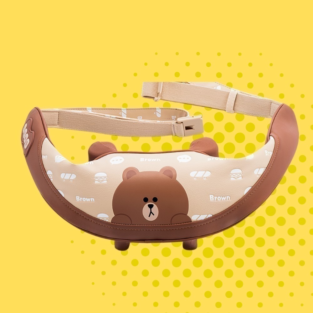 【OGAWA】OG-2628 LINE FRIENDS 熊大肩頸按摩器-細節圖2