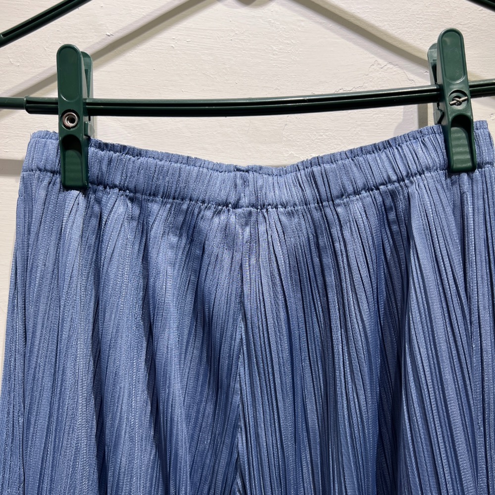 Issey miyake 三宅一生 水藍傘狀褲-細節圖3