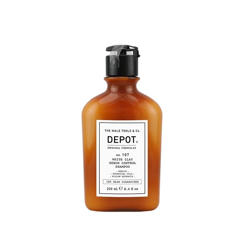 立坽『洗髮精』得軼公司貨 DEPOT 100清潔系列 107 白泥控油洗髮精250ml HS02 HS08-細節圖2