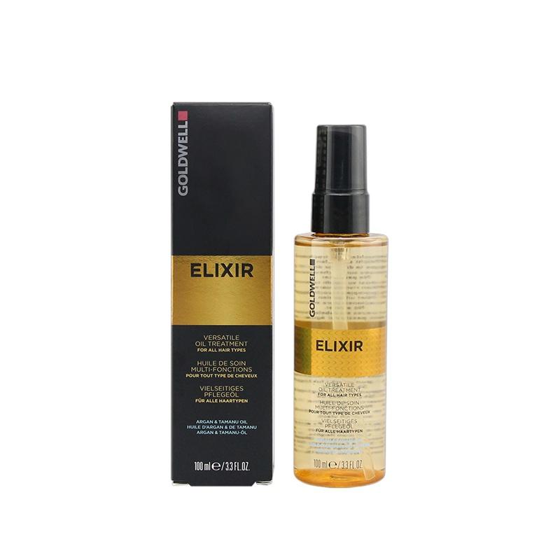 立坽『免沖洗護髮』歌薇公司貨 GOLDWELL ELIXIR精粹金油100ml IH08-細節圖2