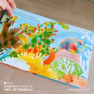 現貨🍀Usborne英文科普知識繪本🍀Peep inside a Coral Reef 硬頁翻翻書🍀【缺書店】-細節圖7