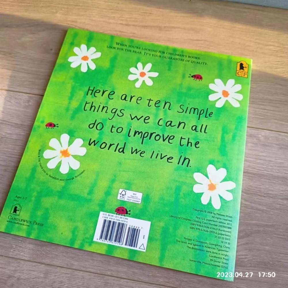 平裝英文繪本🍀10 Things I can do to help my world環保主題🍀缺書店-細節圖9