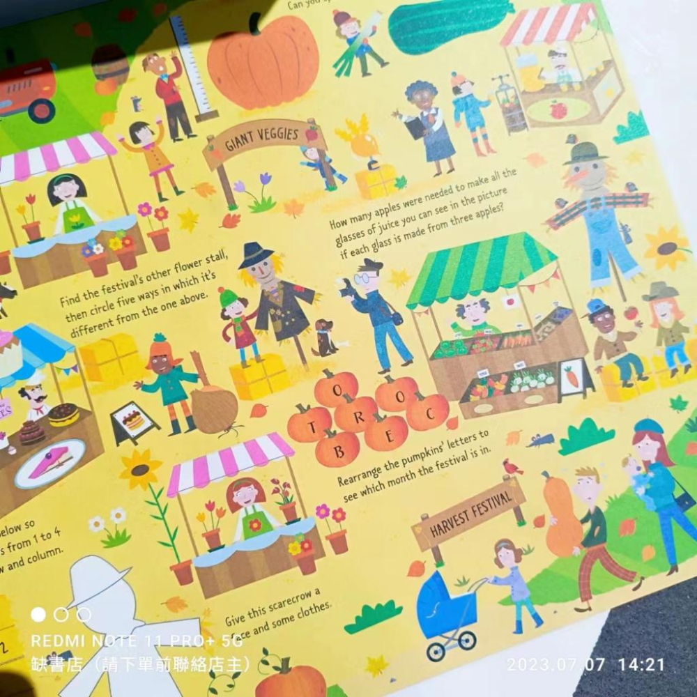 現貨🍀英文益智遊戲活動書Usborne Holiday Activity Pad🍀暑期讓小孩遠離3C/專注力+邏輯訓練-細節圖8