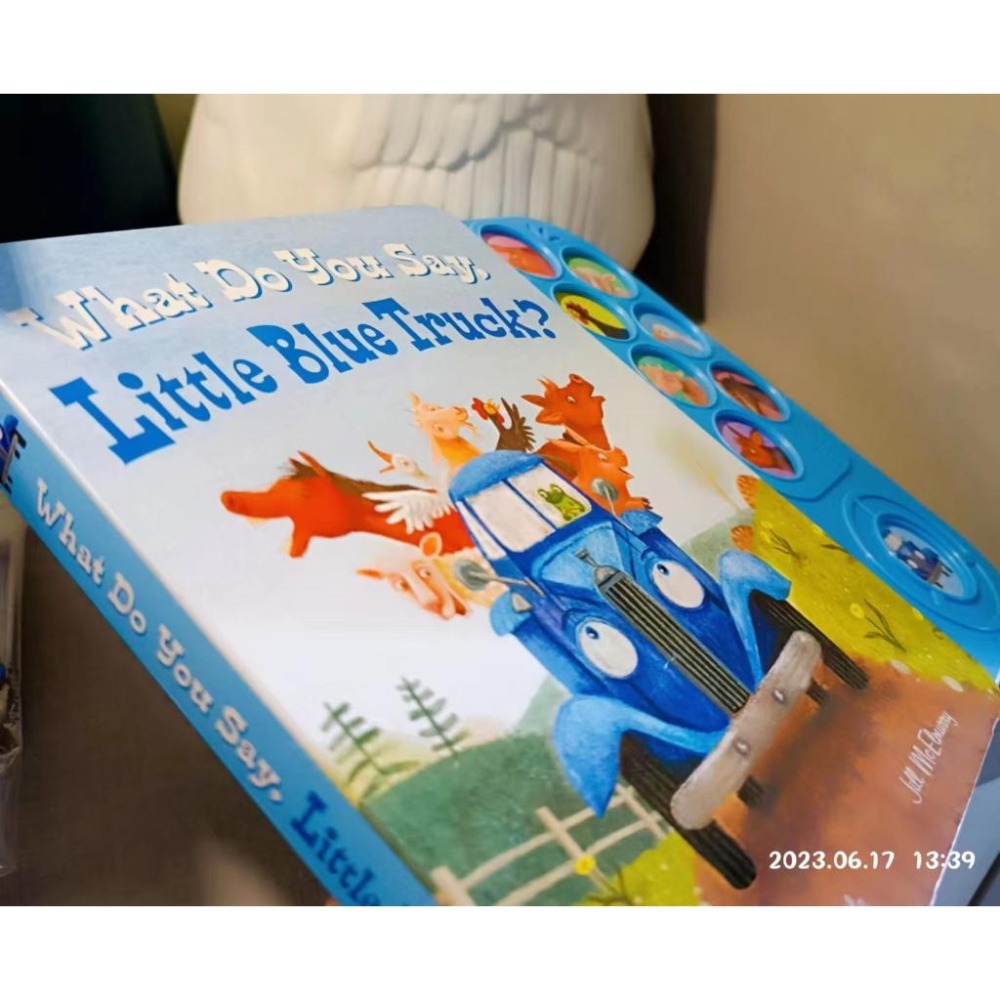 贈音檔英文硬頁發聲書What Do You Say, Little Blue Truck Sound Book🍀缺書店-細節圖9