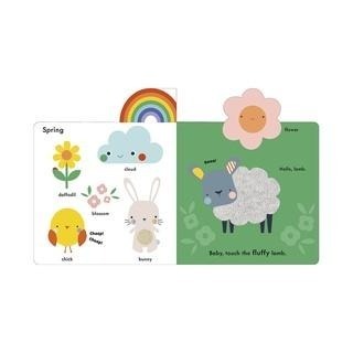 英文硬頁觸碰書Baby Touch: Seasons : A touch-an d-feel playbook 缺書店-細節圖3