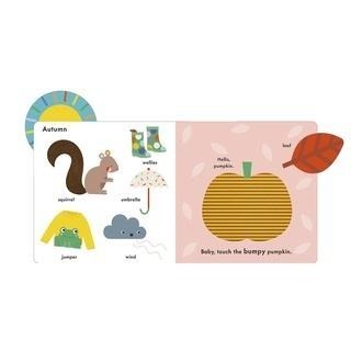 英文硬頁觸碰書Baby Touch: Seasons : A touch-an d-feel playbook 缺書店-細節圖5
