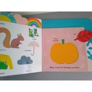 英文硬頁觸碰書Baby Touch: Seasons : A touch-an d-feel playbook 缺書店-細節圖6