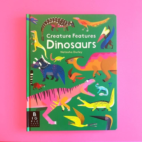售完🍀精裝英文知識繪本Creature Features: Dinosaurs恐龍愛好者Natasha Durley