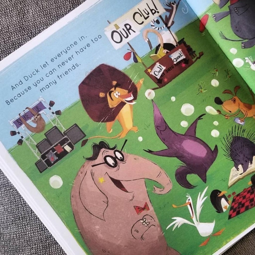 2018年獲獎平裝英文繪本🍀Can I Join Your Club?勇敢結交新朋友/同理心/友誼🍀缺書店-細節圖2