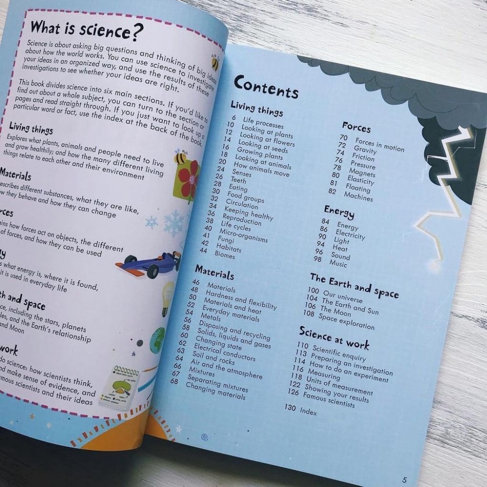 Usborne小學生英文圖解科學辭典Junior Illustrated Science Dictionary🍀缺書店-細節圖3