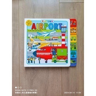 英文硬頁翻翻操作書A Lift-the-Flap book系列 Playtown/Emergency/airport-規格圖8