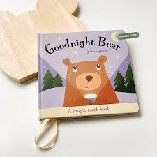 缺書店🍀英文手電筒趣味膠片遊戲書🍀Goodnight Bear (Torchlight Books)🍀硬頁書-細節圖4