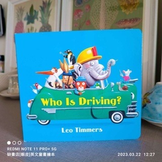 現貨🍀經典英文啟蒙繪本Who Is Driving?介紹各種類型的車子🍀知名插畫家Leo Timmers【缺書店】-規格圖9