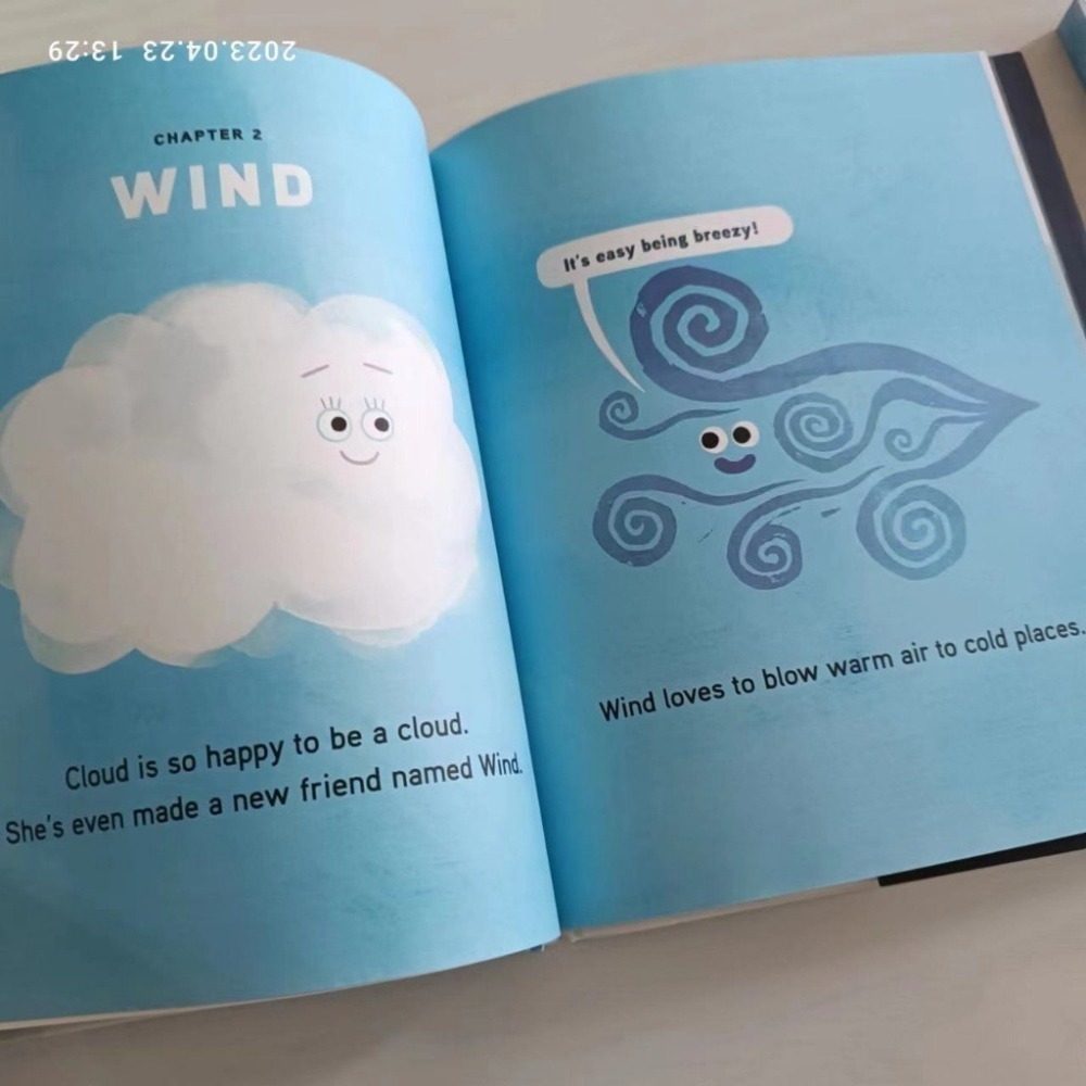 超CUTE精裝英文天氣知識繪本When Cloud Became a Cloud水循環現象圖像化🍀缺書店推薦-細節圖9