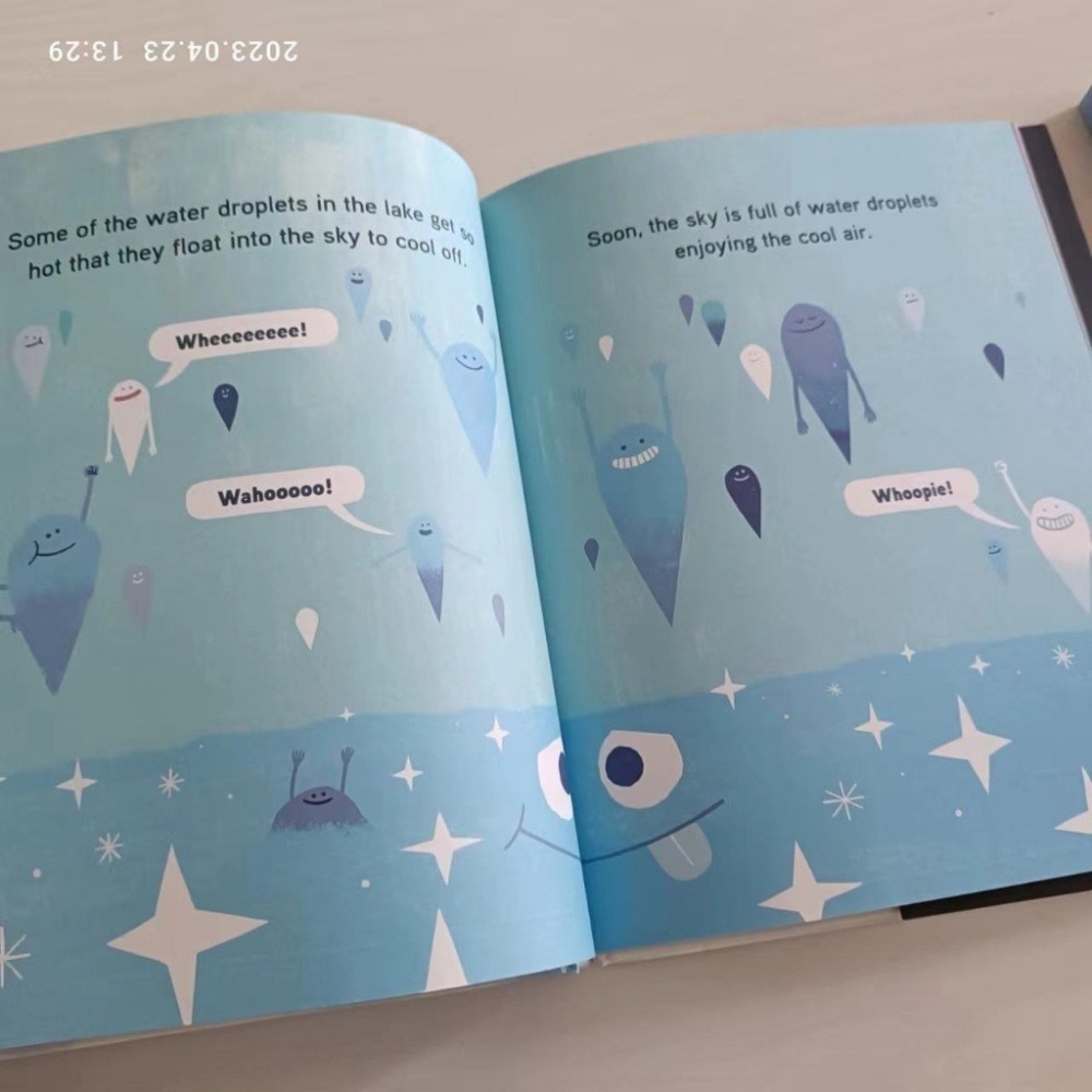 超CUTE精裝英文天氣知識繪本When Cloud Became a Cloud水循環現象圖像化🍀缺書店推薦-細節圖11