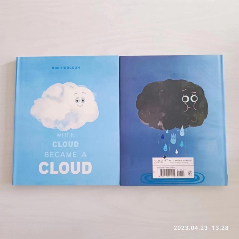 現貨🍀精裝英文天氣知識繪本When Cloud Became a Cloud水循環現象圖像化🍀超CUTE 店主推薦-細節圖2