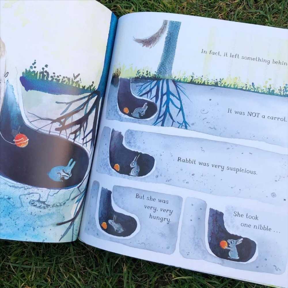 現貨【贈音檔】🍀英文平裝繪本🍀Beyond the Burrow🍀 Jessica Meserve 【缺書店】-細節圖2