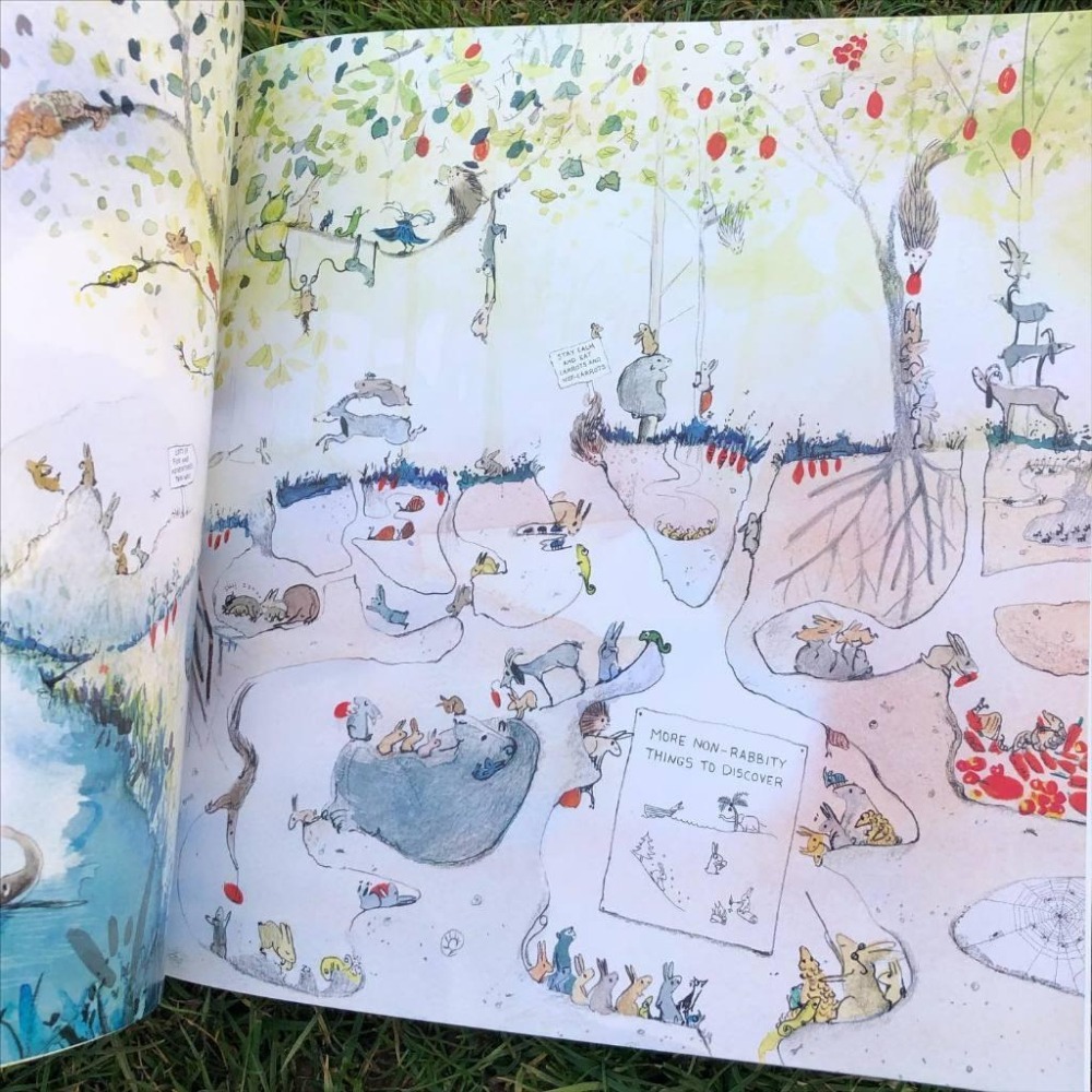 現貨【贈音檔】🍀英文平裝繪本🍀Beyond the Burrow🍀 Jessica Meserve 【缺書店】-細節圖3