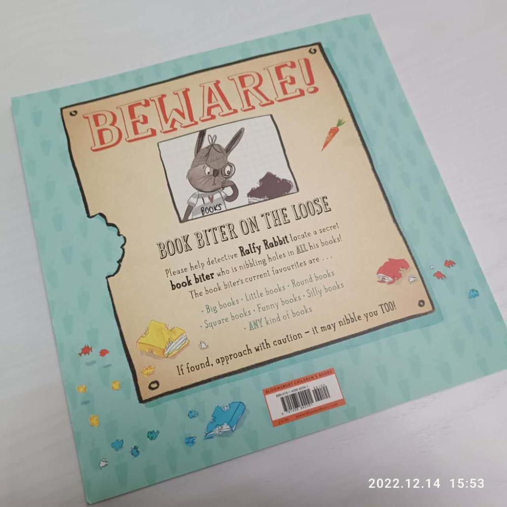 現貨🍀Beware! Ralfy Rabbit and The Book Biter🍀幽默有趣的故事鼓勵孩子對閱讀的熱愛 - 缺書店【英文童書 ...
