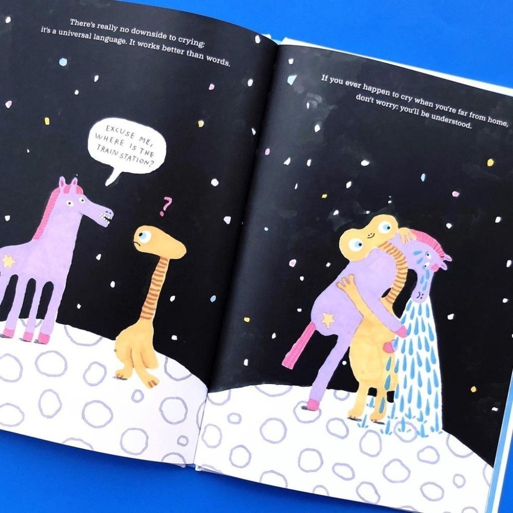 缺書店🍀精裝英文繪本If You Cry like a Fountain【英國版】幽默的口吻引導孩子接受並抒發負面情緒-細節圖4
