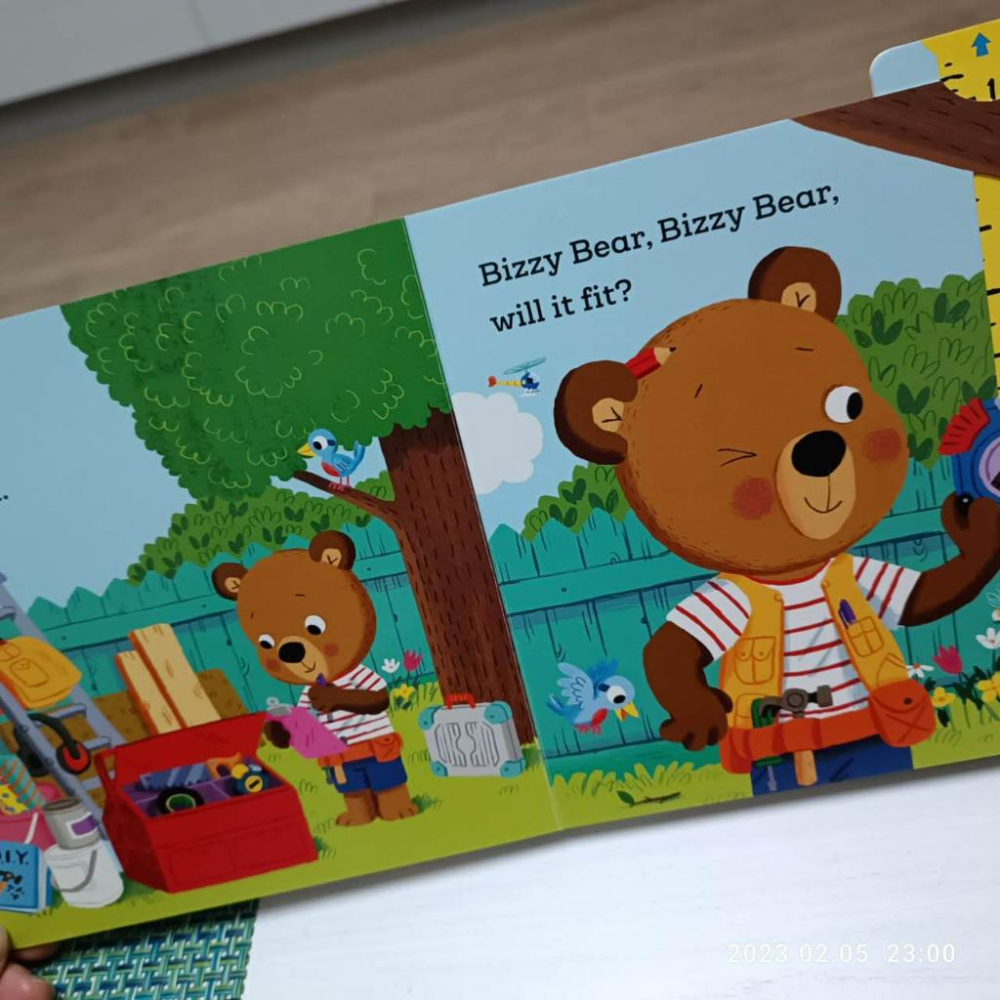 現貨🍀Nosy Crow硬頁書Bizzy Bear DIY Day🍀Benji Davies書上附QR Code聽音檔 - 缺書店【英文童書繪 ...